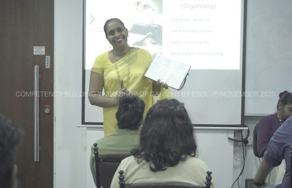 COMPETENCY BUILDING WORKSHOP ORGANIZED BY ESOLVE-NOVEMBER 2023
