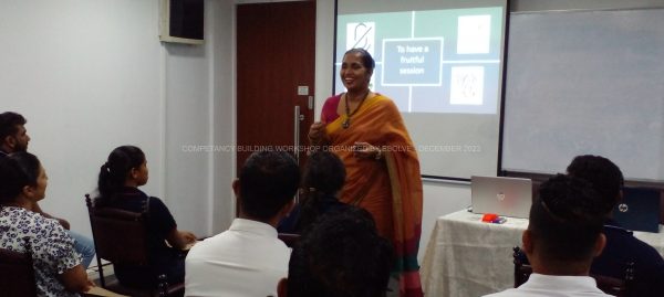 COMPETANCY BUILDING WORKSHOP ORGANIZED BY ESOLVE - DECEMBER 2023
