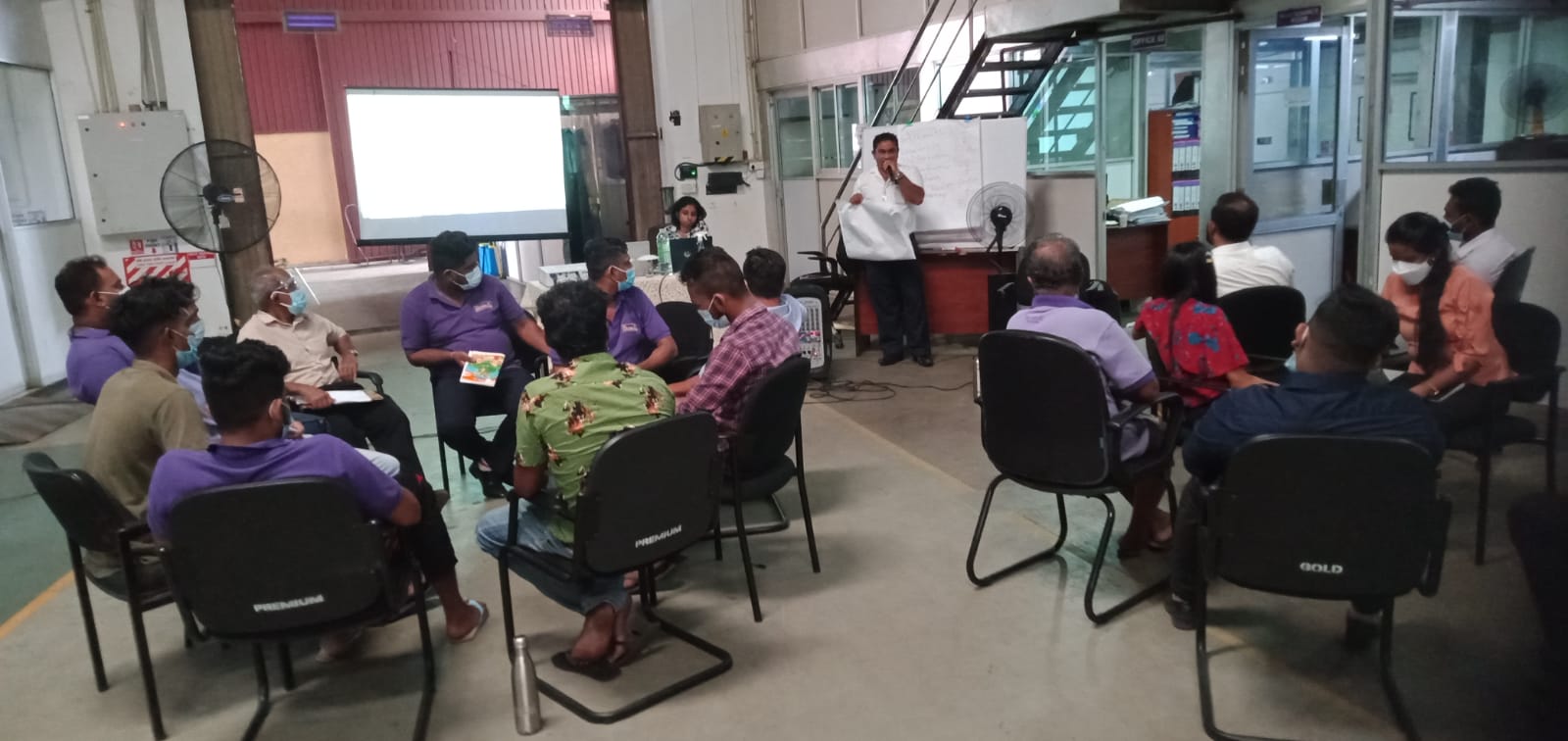 WORKSHOP AT PREMIER PACKAGING INTERNATIONAL PVT LTD.