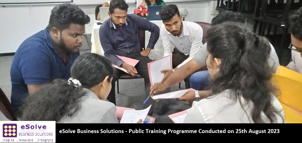 PUBLIC TRAINING WORKSHOP CONDUCTED ON 25TH AUGUST 2023