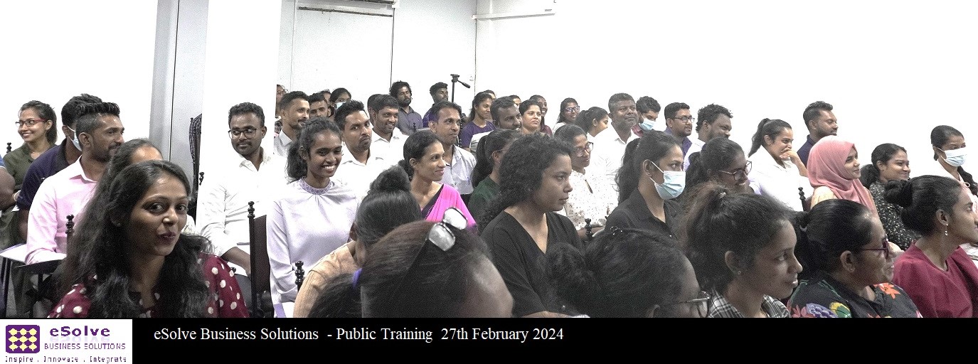 PUBLIC TRAINING 27TH FEBRUARY 2024