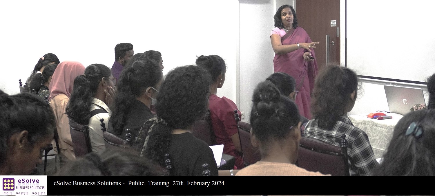 PUBLIC TRAINING 27TH FEBRUARY 2024