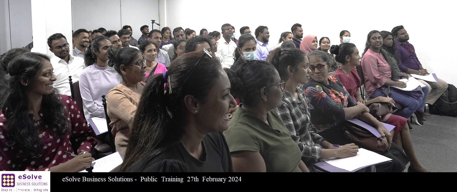 PUBLIC TRAINING 27TH FEBRUARY 2024
