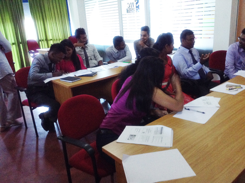 In-house training at Sampath Lanka Micro Finance