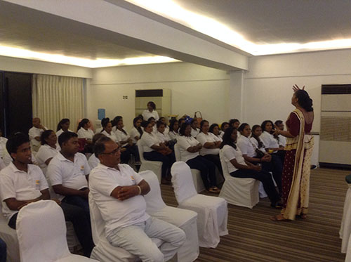 MOTIVATIONAL SPEECH AT ANANDA JAYASEKARA & COMPANY (NAWALOKA GROUP)