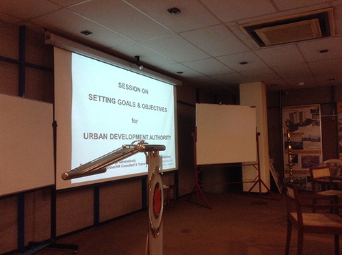 WORKSHOP AT THE URBAN DEVELOPMENT AUTHORITY