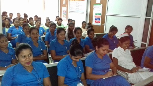 IN-HOUSE TRAINING AT SINGHE HOSPITAL RATNAPURA – 18-03-2019