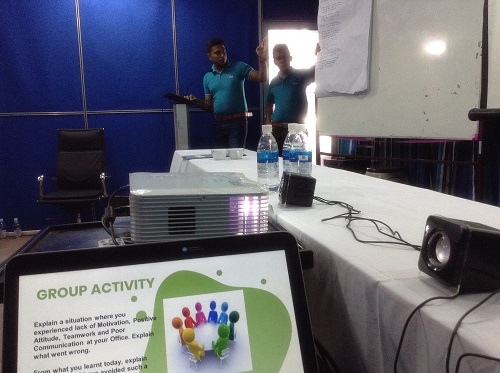 IN-HOUSE TRAINING AT SMIB (27/07/2019) ON MOTIVATION, TEAM WORK AND BUILDING POSITIVE ATTITUDES