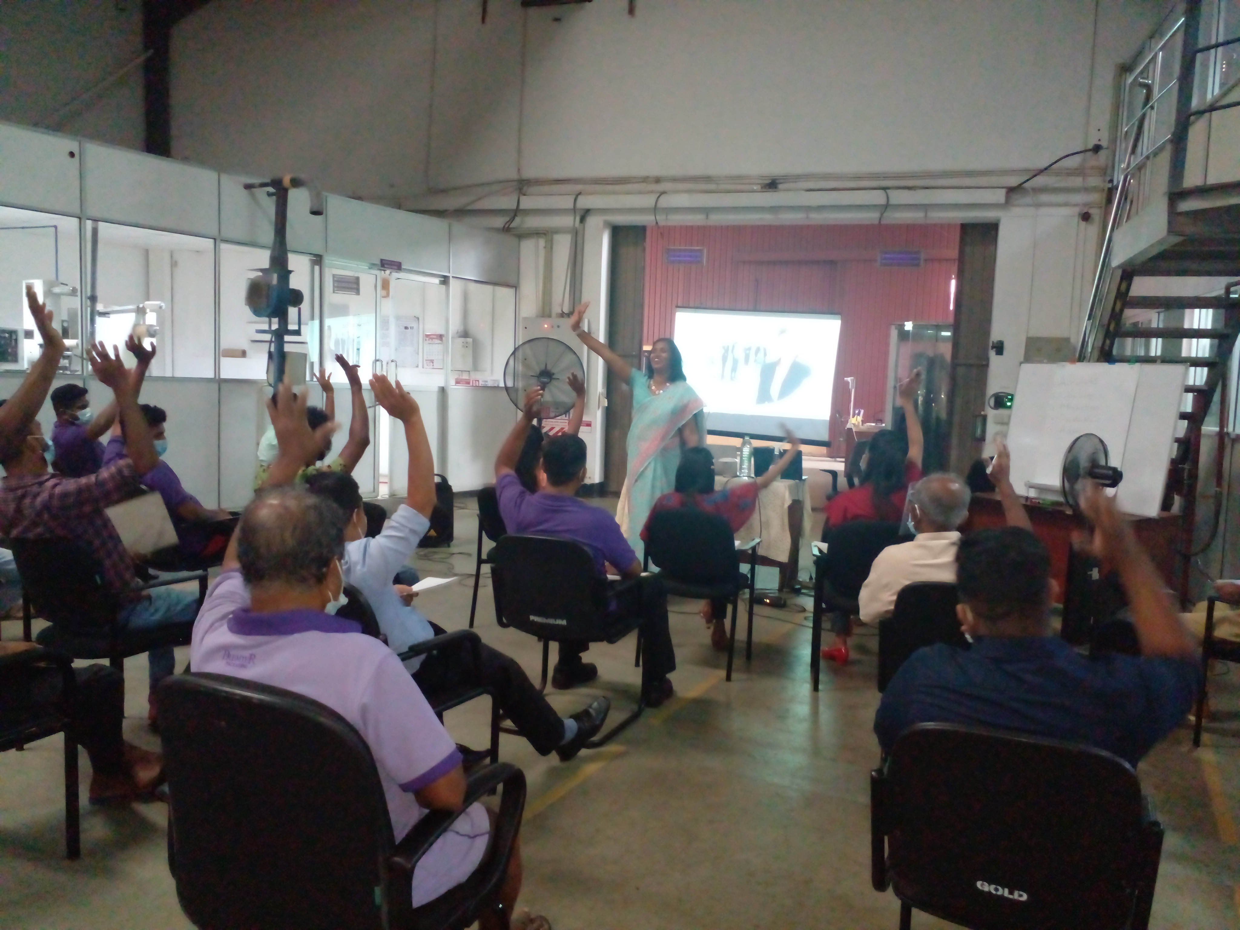 WORKSHOP AT PREMIER PACKAGING INTERNATIONAL PVT LTD.