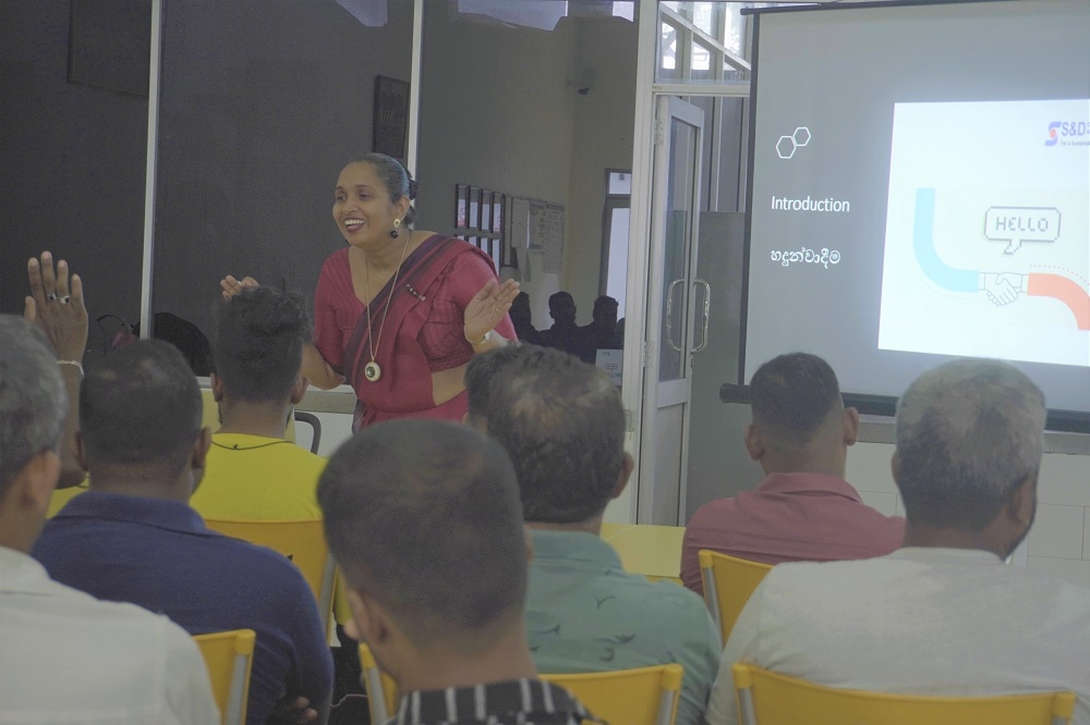 WORKSHOP FOR DELIVERY STAFF AT S AND D CHEMICALS (PVT) LTD