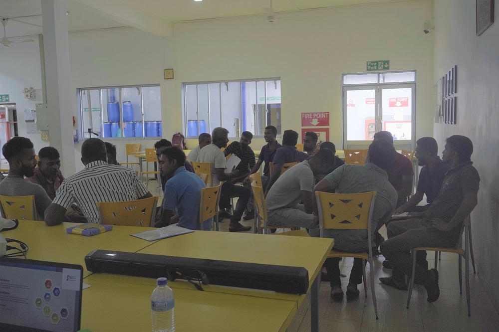 WORKSHOP FOR DELIVERY STAFF AT S AND D CHEMICALS (PVT) LTD